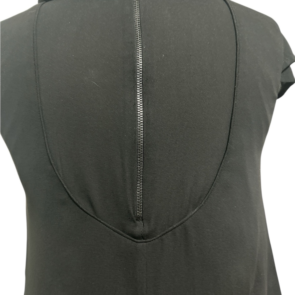 Alice + Olivia, Embellished Black Top with Beaded Collar - Picture 5 of 8